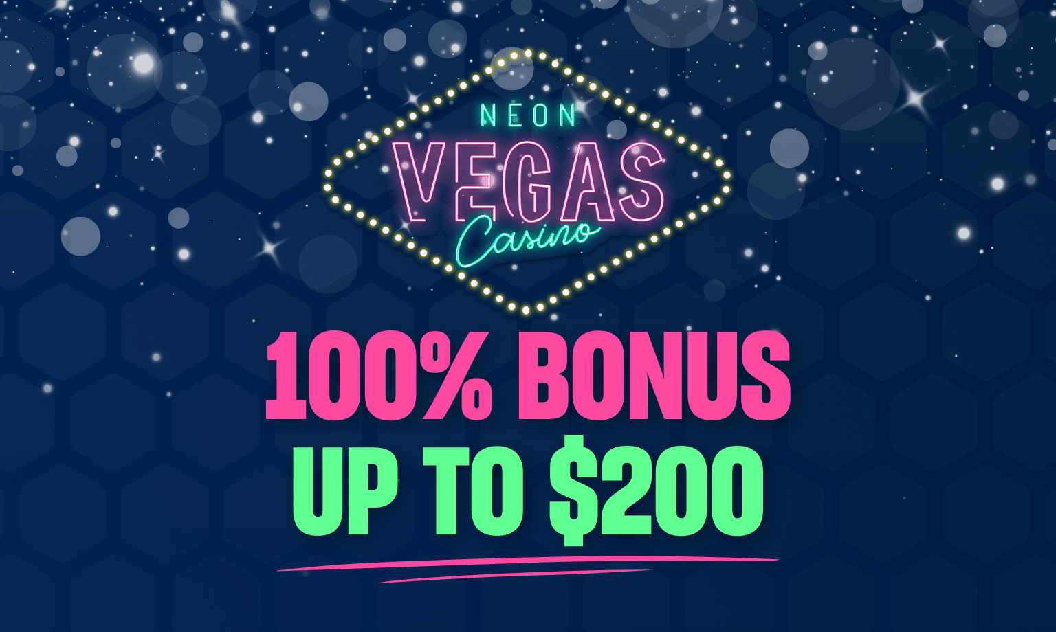 Neon Vegas welcome bonus