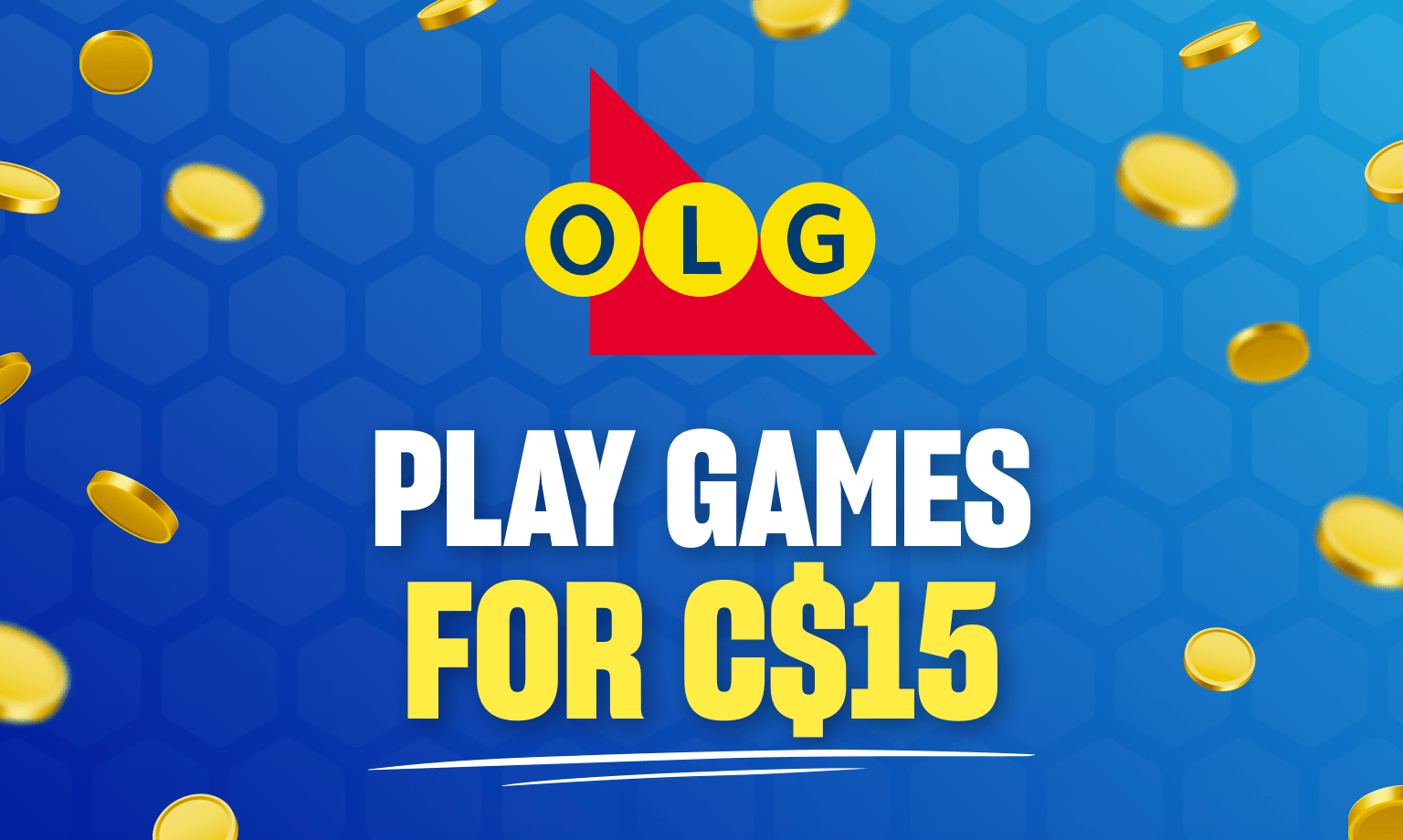 On OLG you can play games for C$15.