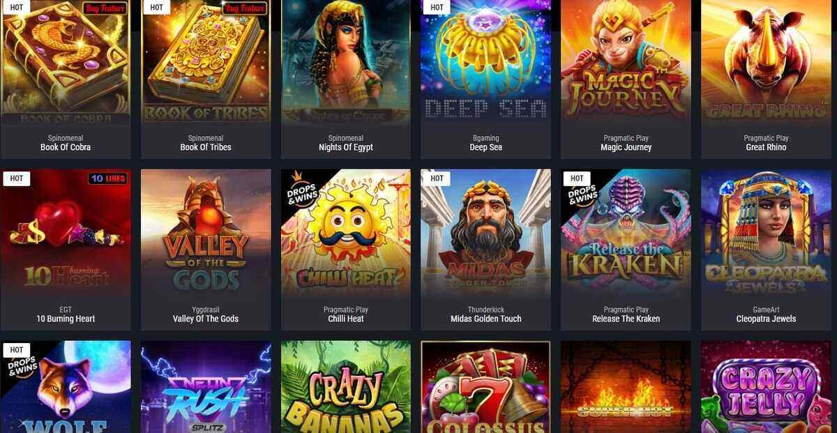 Hot slot games in Canada