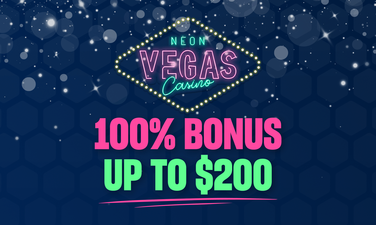Neon Vegas welcome bonus