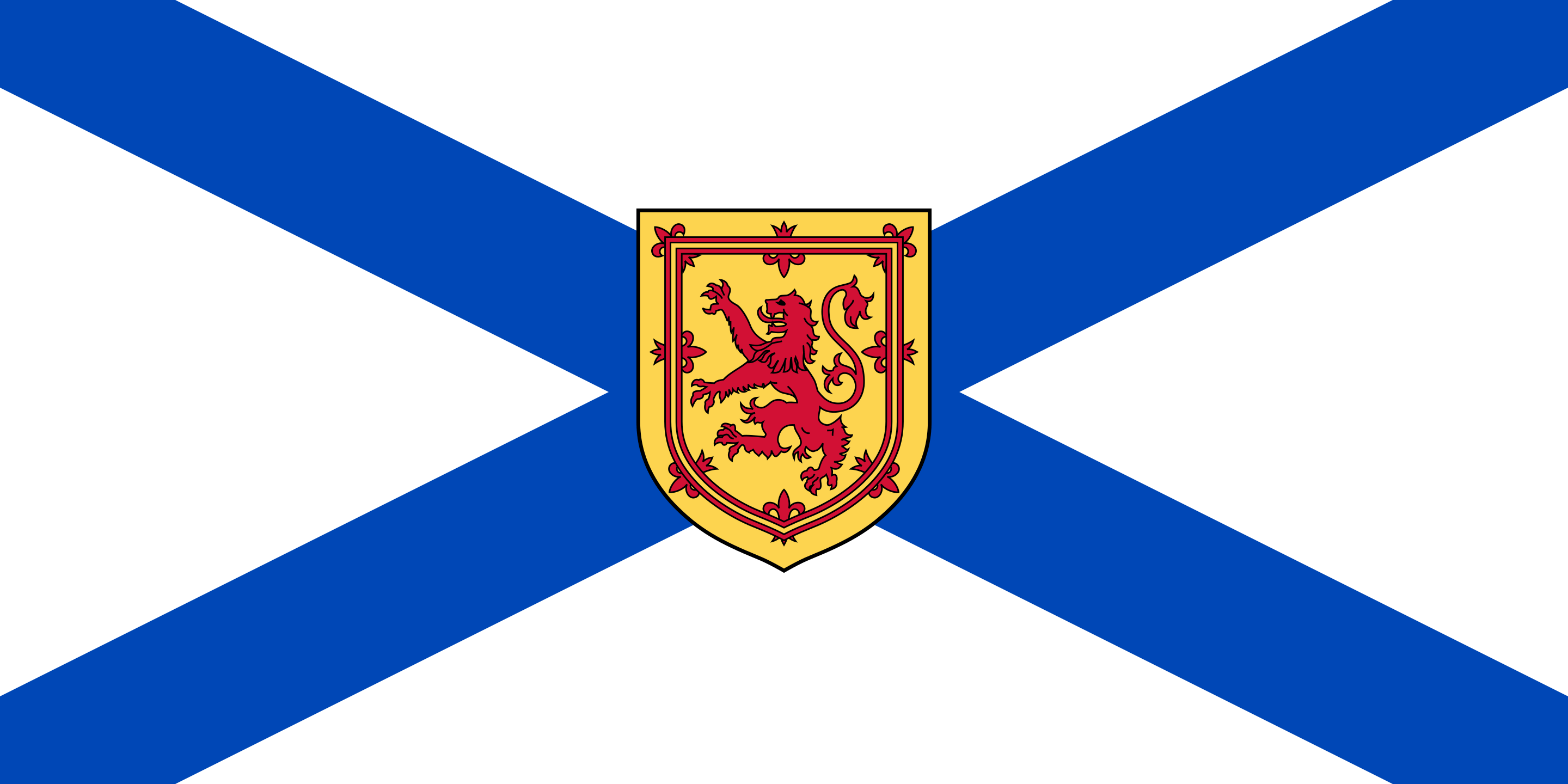 Flag of nova scotia