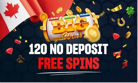 120 free spins for real money canada