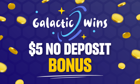 Galactic Wins $5 no deposit bonus