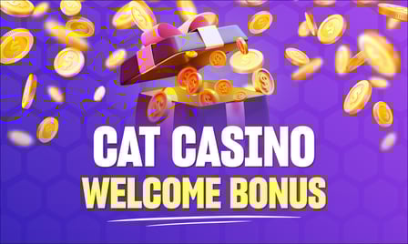 Cat Casino offers two different welcome bonuses for you to choose!
