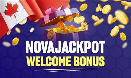 Welcome Bonus at Nova Jackpot casino