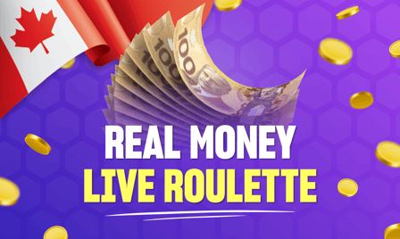 Play real money live roulette in Canada.