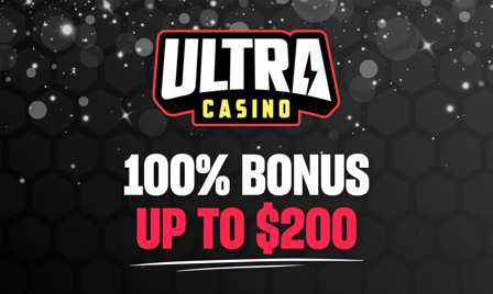 Ultra Casino offers up to $200 to new players