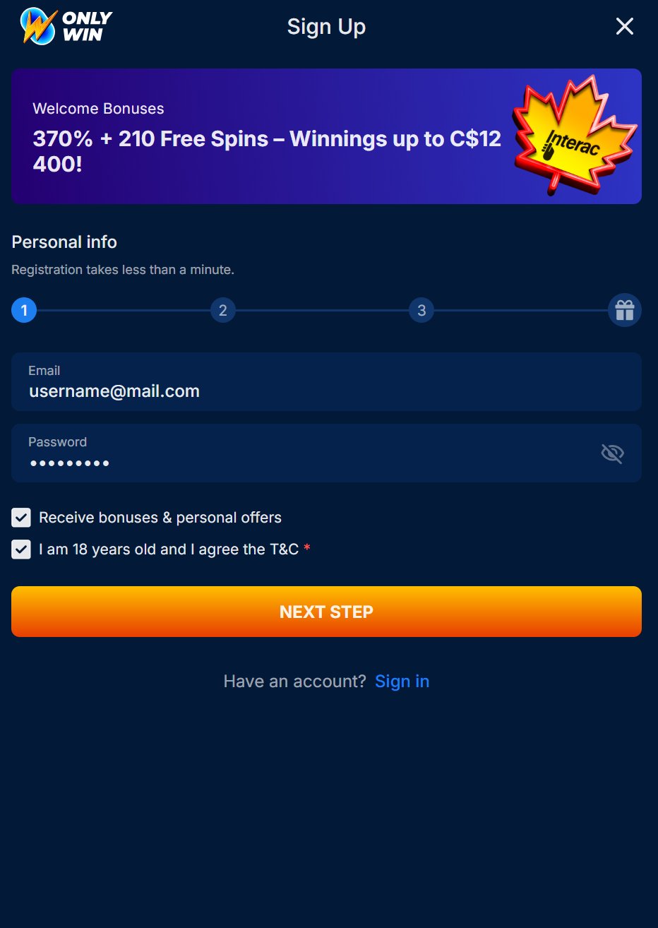 onlywin casino login