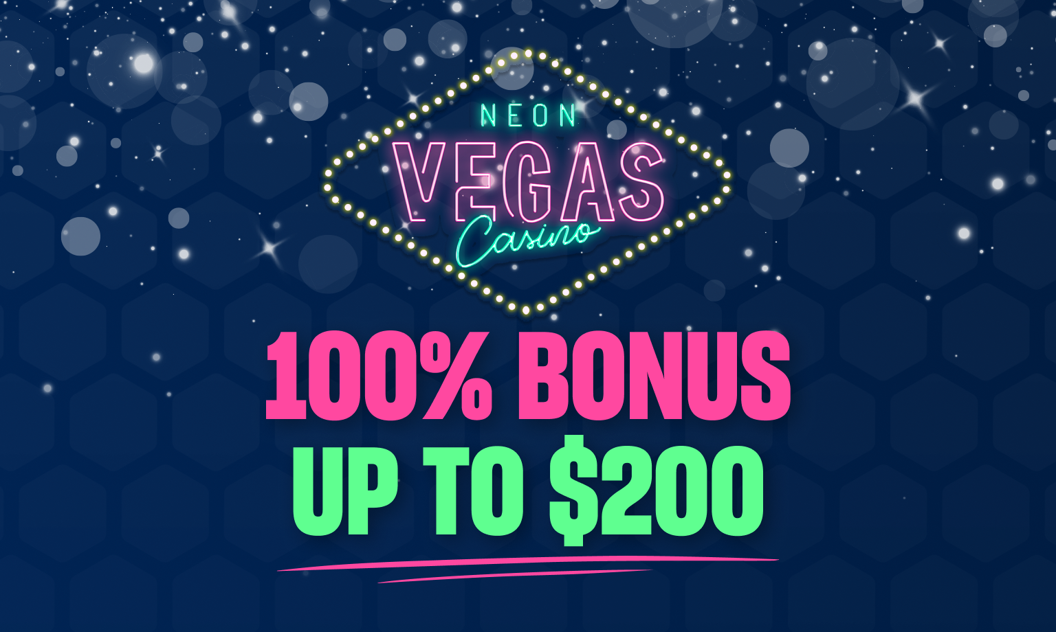 Neon Vegas welcome bonus