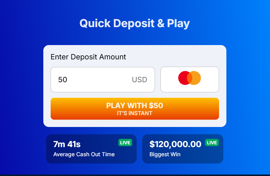 quick deposits